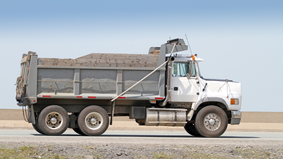 Dump Truck, Side View